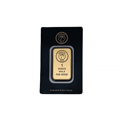 1 Ounce minting bar, 24 karats
