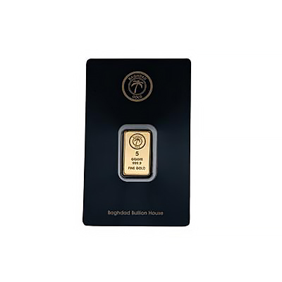 5 Grams minting bar, 24 karats